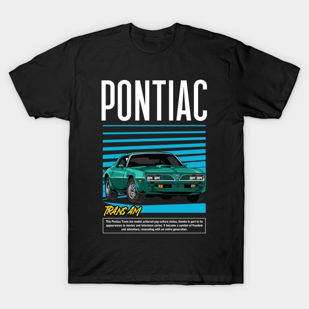 Classic Trans Am Car T-Shirt by milatees